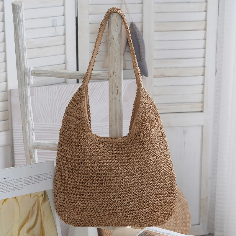 Handgefertigter Raffia-Korb Skanto