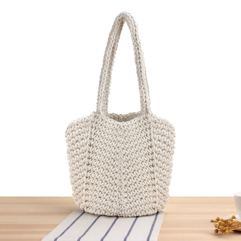 Geflochtene Strandtasche im modernen Stil Skanto