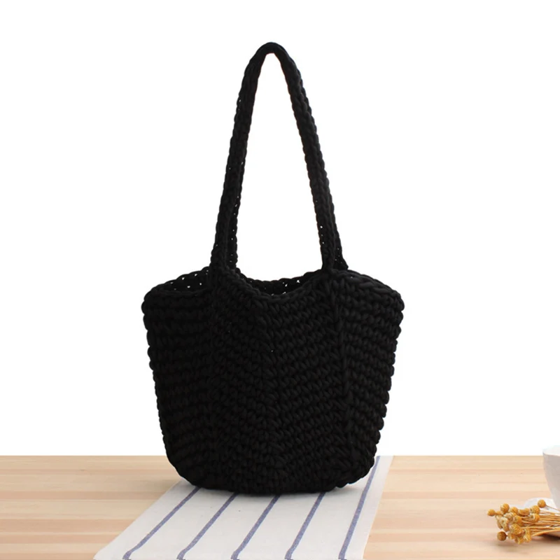 Geflochtene Strandtasche im modernen Stil Skanto