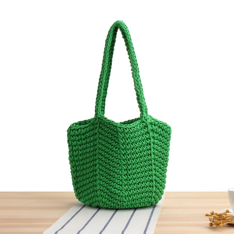 Geflochtene Strandtasche im modernen Stil Skanto