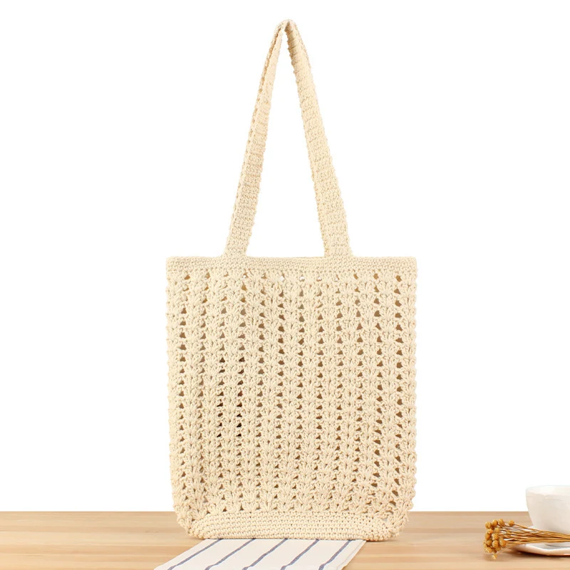 Geflochtene Shopper-Tasche mit praktischer Innentasche Skanto
