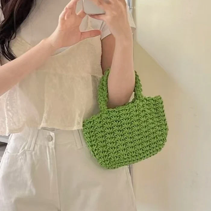 Handgeknüpfte Baumwolltasche Skanto