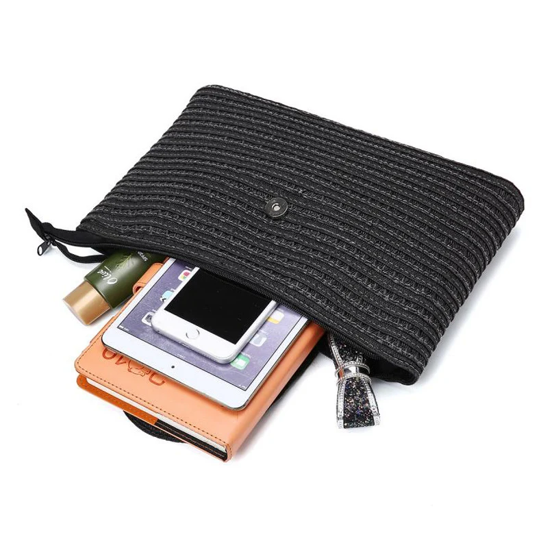 Elegante Clutch-Tasche mit hochwertiger Webstruktur Skanto