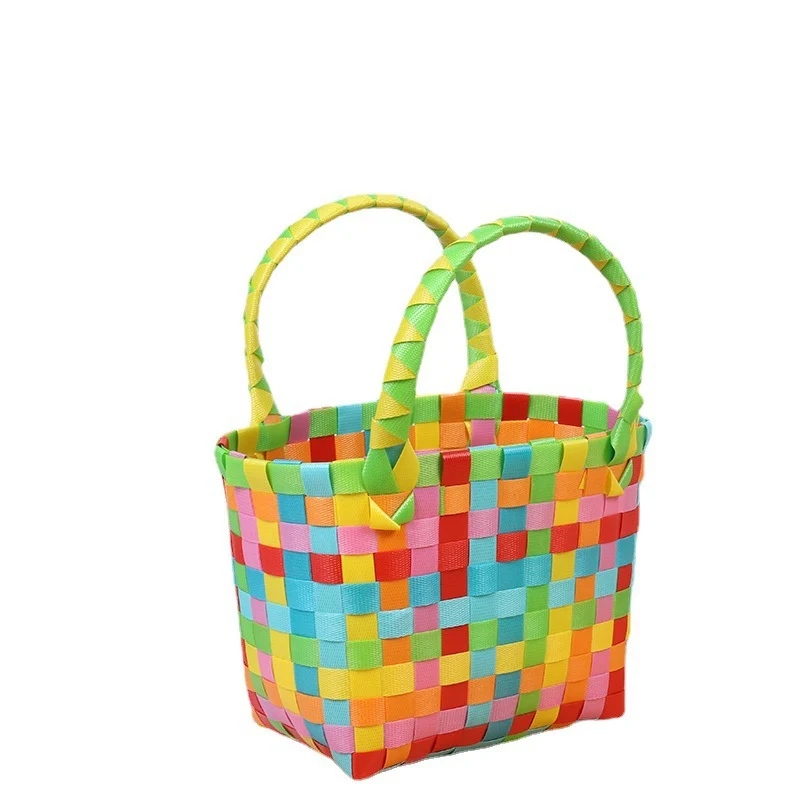 Bunte gewebte Tragetasche Skanto