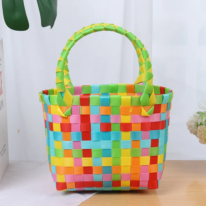 Bunte gewebte Tragetasche Skanto