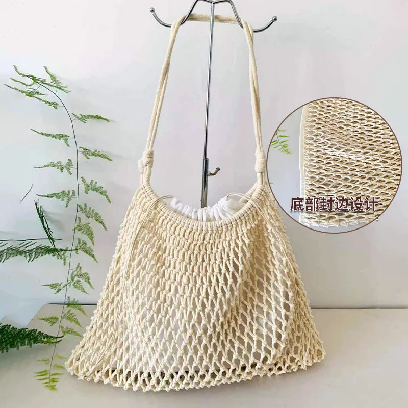 Mesh-Einkaufstasche mit weichem Griff Skanto
