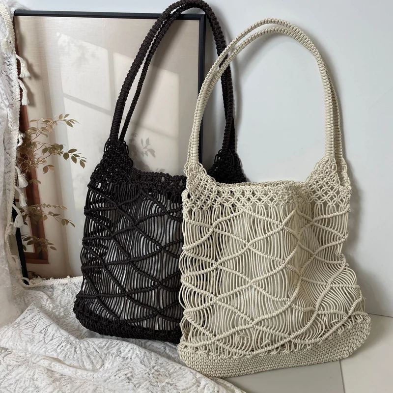 Stylische Makramee-Tasche Skanto