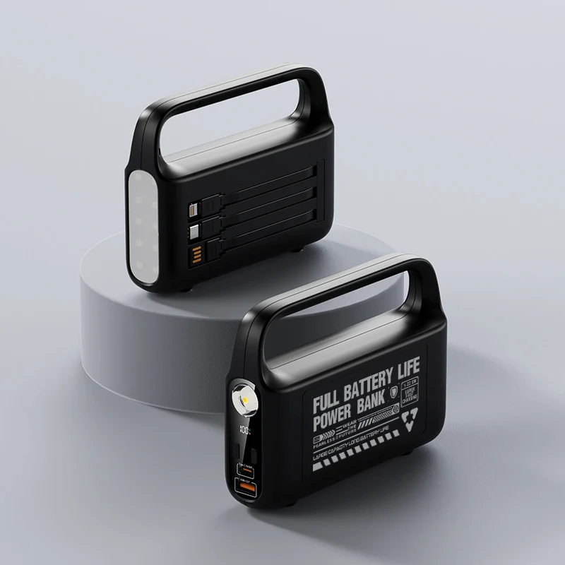 Tragbare Powerbank mit Lichtfunktion Skanto