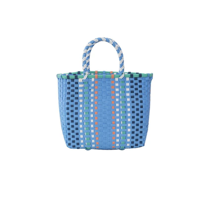 Handtasche aus strapazierfähigem Kunststoffmaterial mit gewebtem Design Skanto