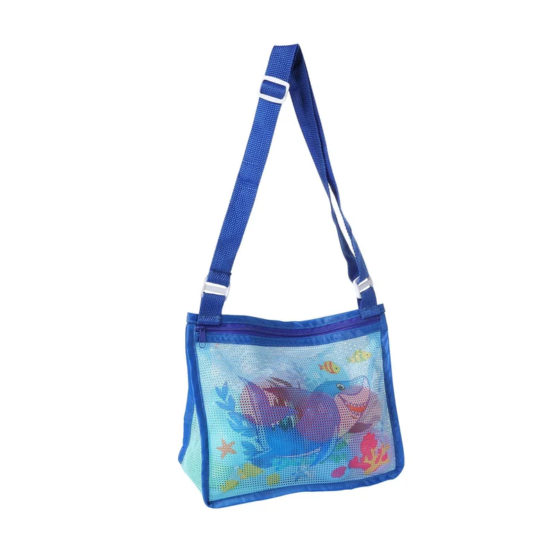 Mesh-Strandtasche mit praktischem Reißverschluss Skanto