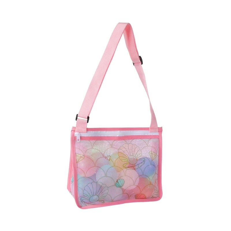 Mesh-Strandtasche mit praktischem Reißverschluss Skanto