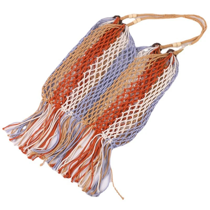 Leichte Makramee-Shopper-Tasche Skanto