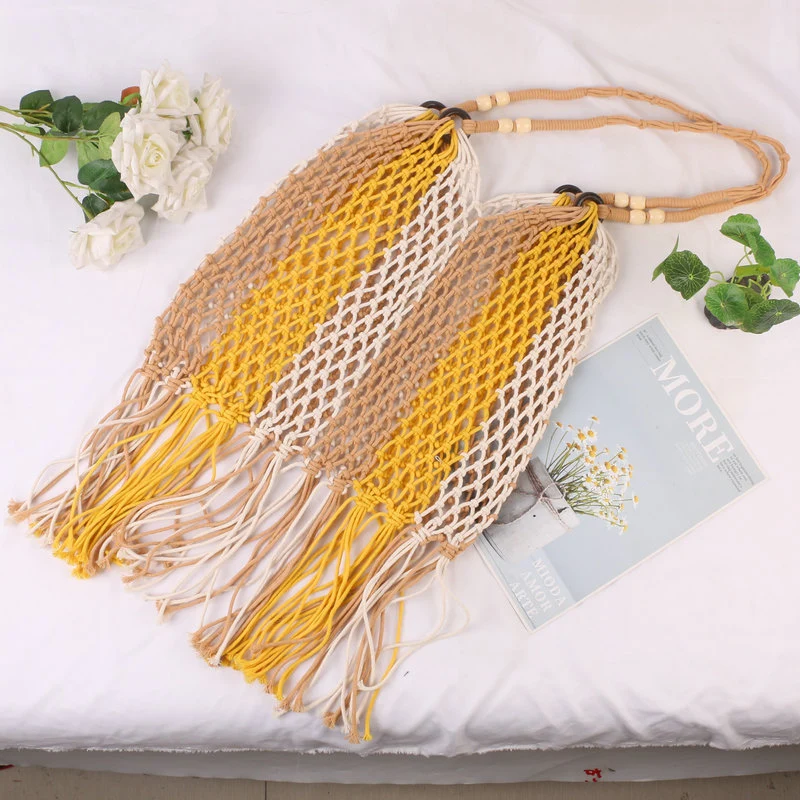 Leichte Makramee-Shopper-Tasche Skanto