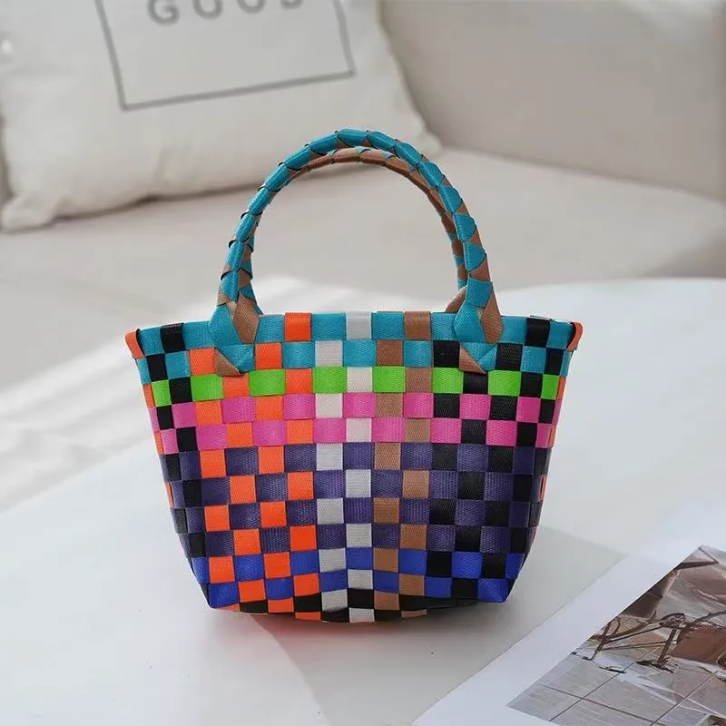 Handgemachte Tasche aus wetterfestem Material Skanto