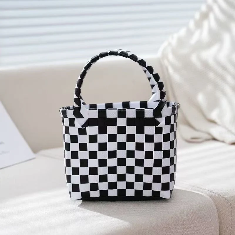 Handgemachte Tasche aus wetterfestem Material Skanto