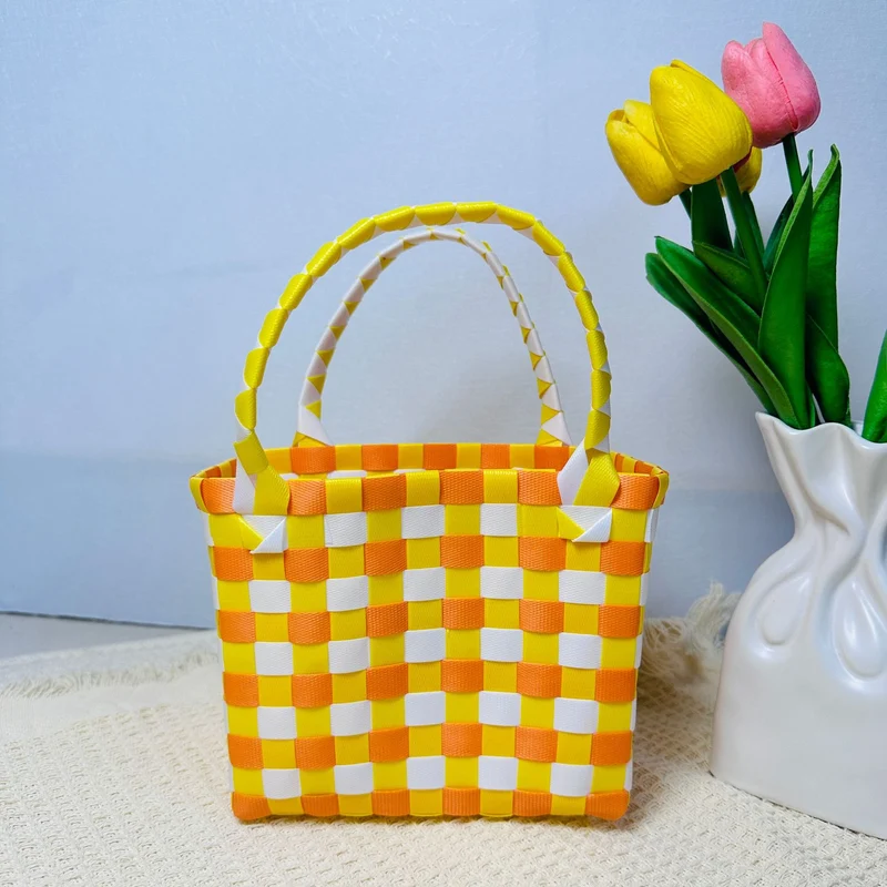 Geflochtene Jutetasche Skanto