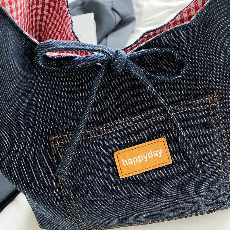 Trendige Jeans-Umhängetasche Skanto