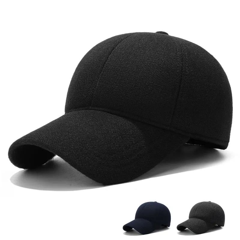 Klassische Baseballkappe für Herren aus Wollfilz Skanto