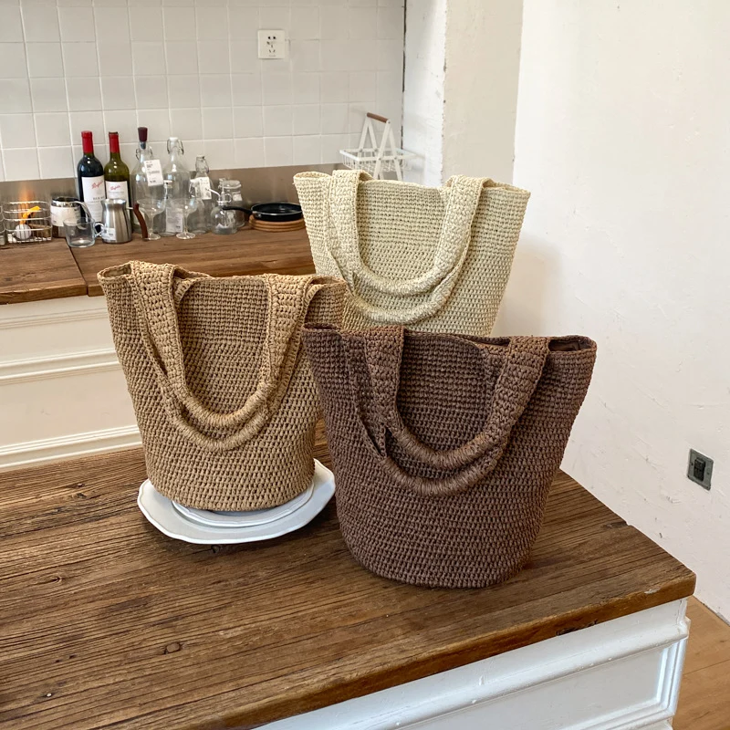 Handgemachte Strohtasche Skanto