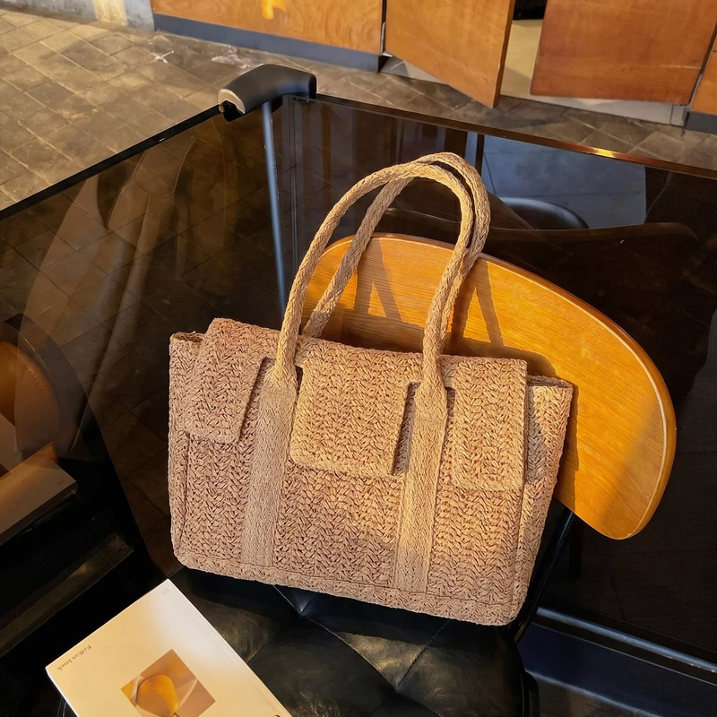 Große handgewebte Tote Bag Skanto