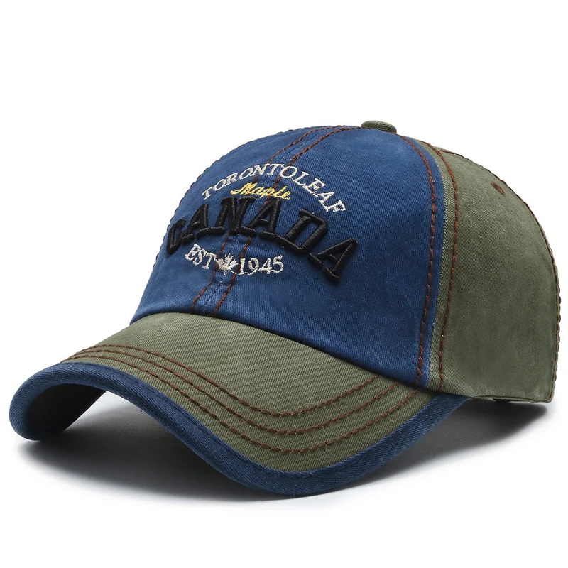 Herren Lässige Denim Baseballkappe Skanto