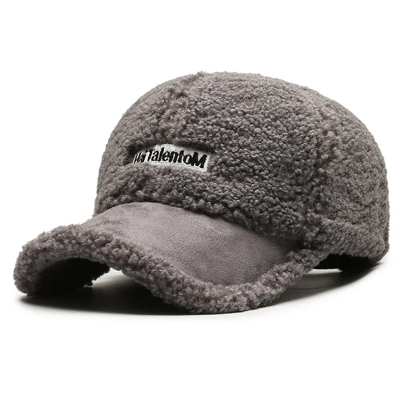 Damen Gemütliche Plüsch-Fleece-Baseballkappe Skanto