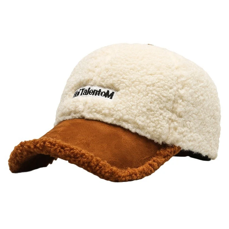Damen Gemütliche Plüsch-Fleece-Baseballkappe Skanto