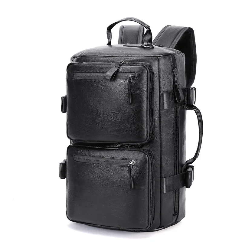 Herren Stilvoller und funktionaler Lederrucksack Skanto
