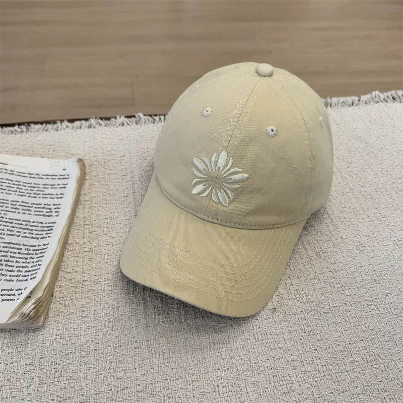 Damen Baseballkappe mit Blumenstickerei Skanto