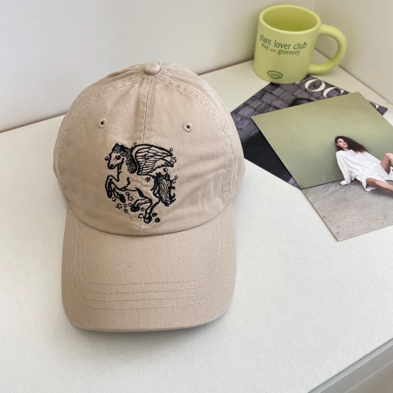 Bestickte Pegasus-Baseballkappe Skanto