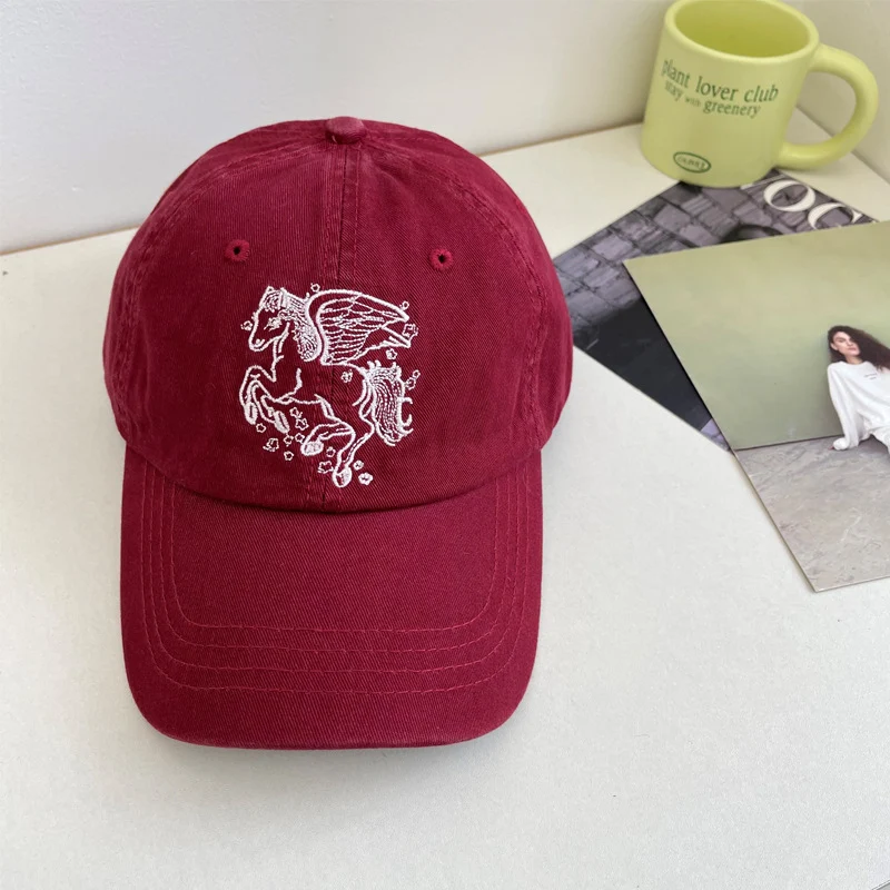 Bestickte Pegasus-Baseballkappe Skanto