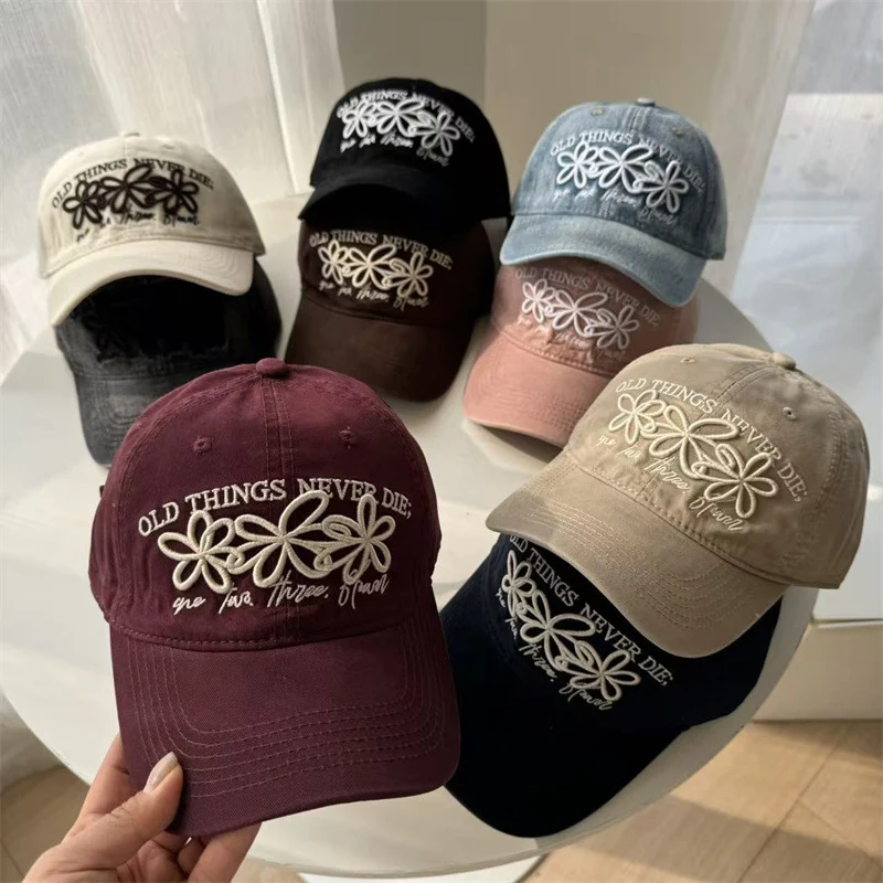 Bestickte Blumen-Baseballkappe für Damen Skanto 1783922211