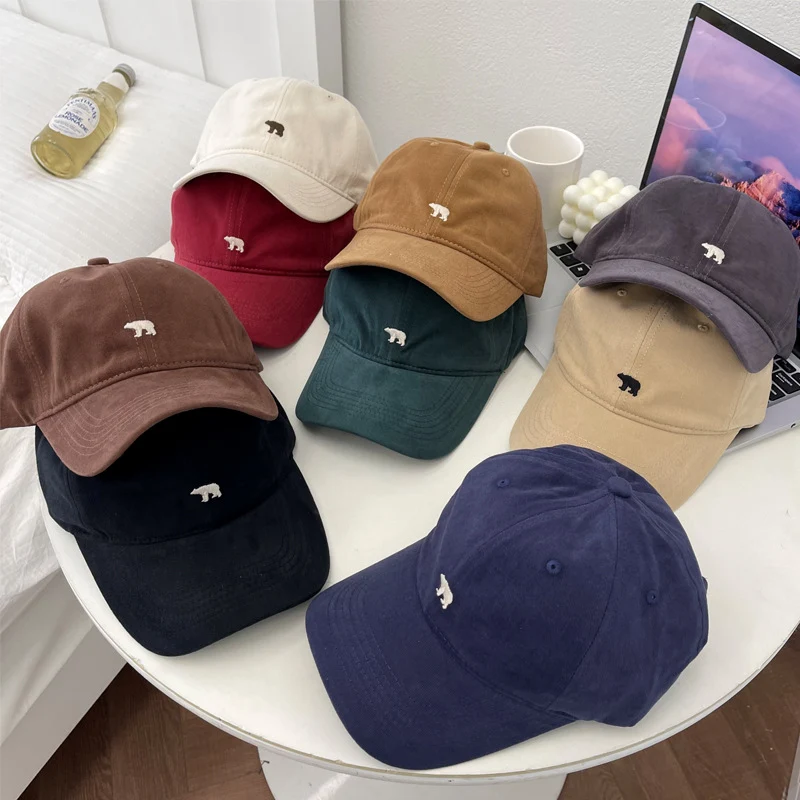 Damen Lässige Baumwoll-Baseballkappe mit Stickerei Skanto