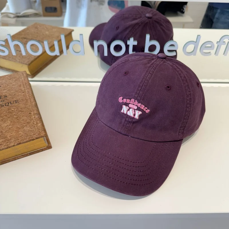 Bestickte Baumwoll-Baseballkappe für Damen Skanto