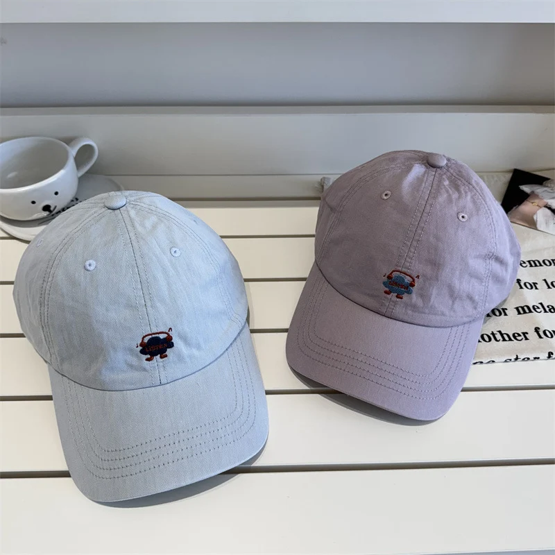 Bestickte Baseball Cap mit Cartoon-Motiv für Damen Skanto