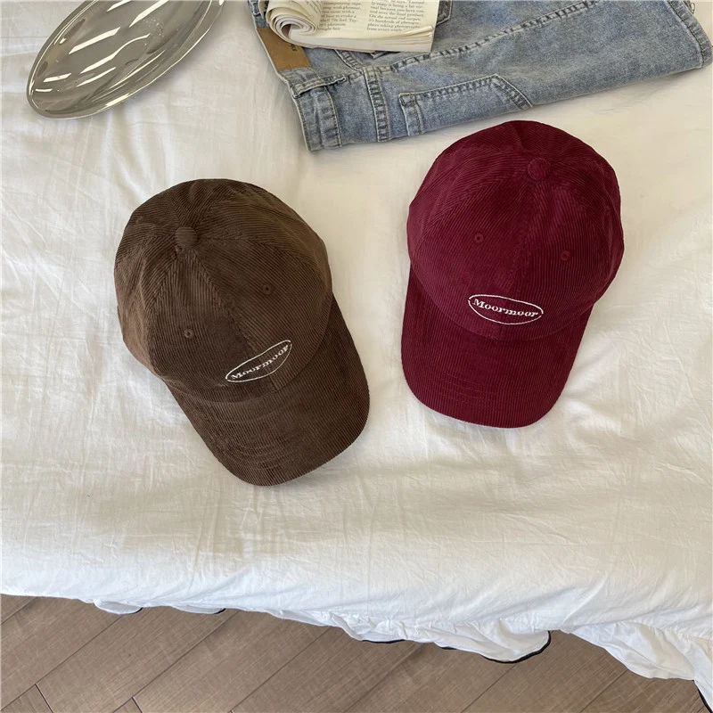 Damen lässige Cord-Baseballkappe Skanto