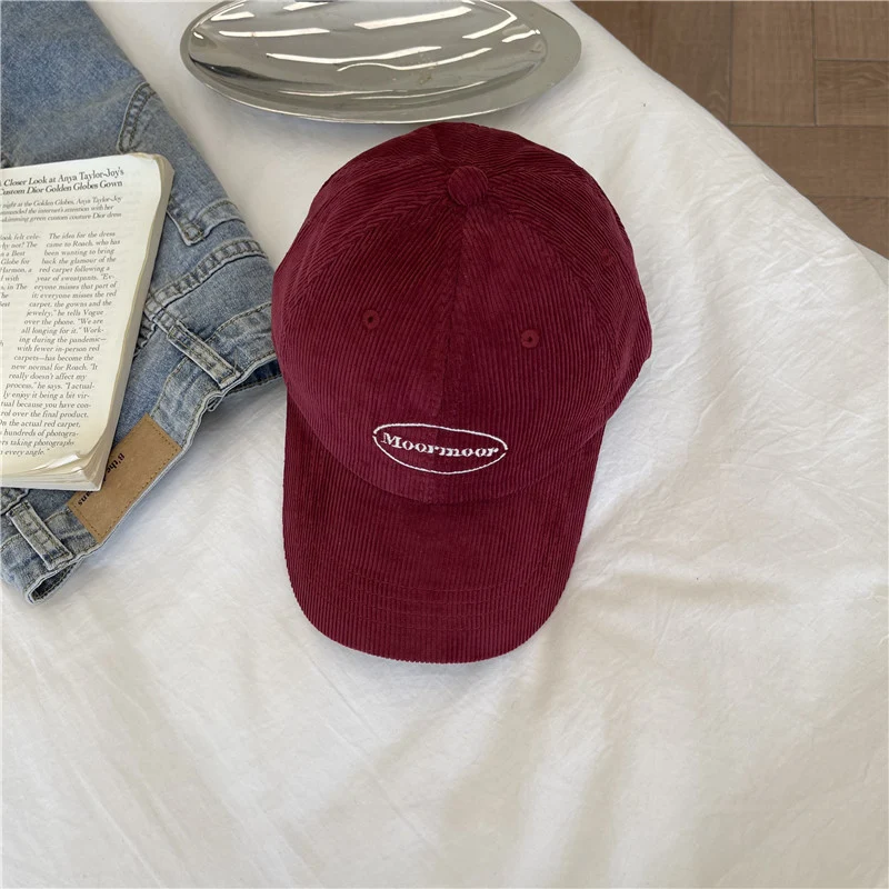 Damen lässige Cord-Baseballkappe Skanto