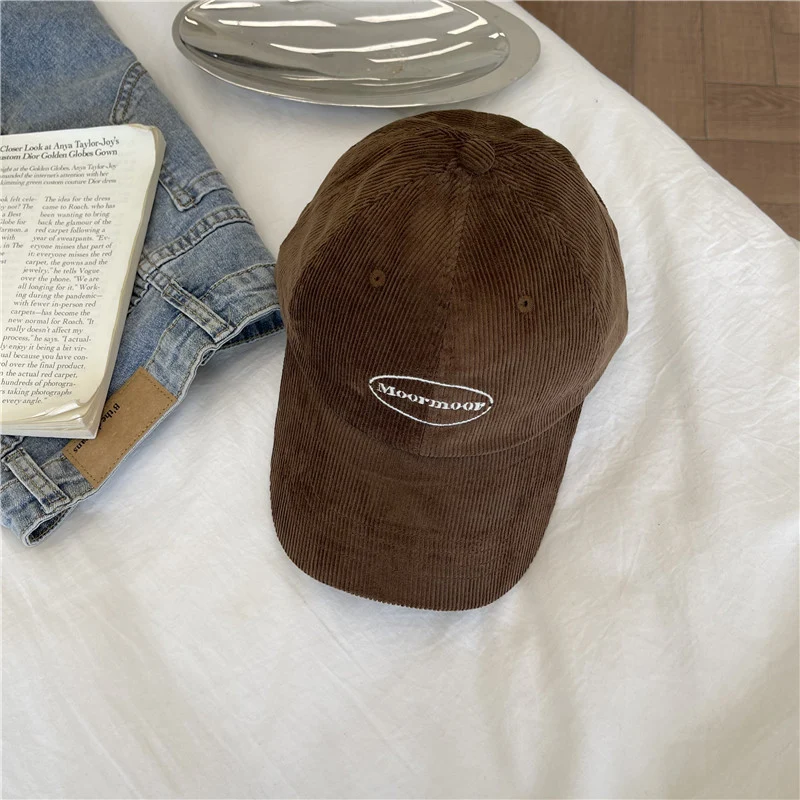 Damen lässige Cord-Baseballkappe Skanto