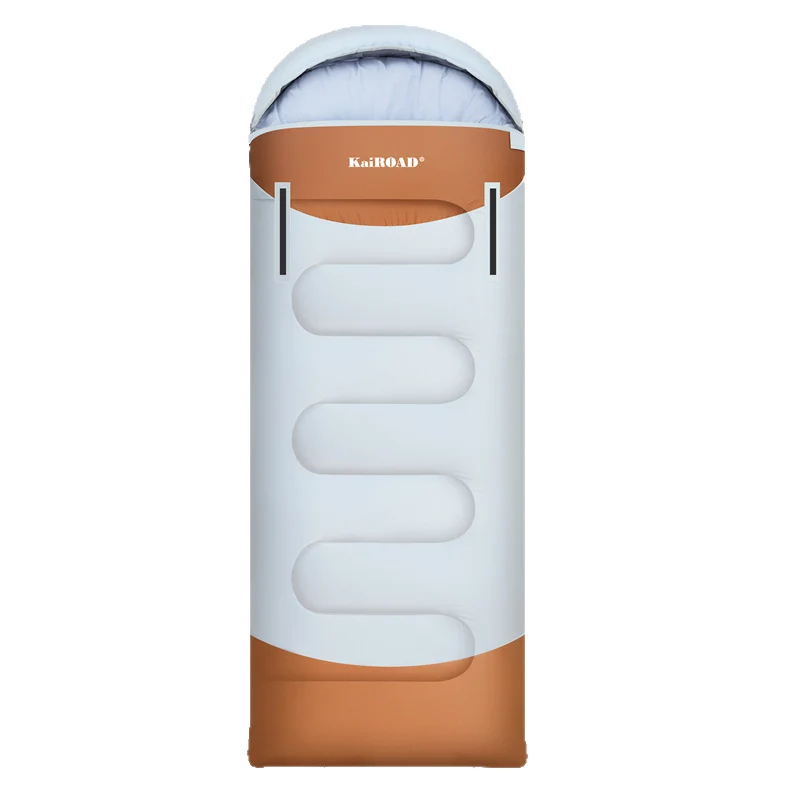 Schlafsack mit integrierter Kapuze und Temperaturregulierung Skanto