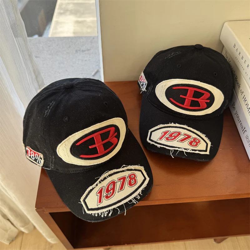 Herren Baseballkappe mit Vintage-Used-Grafik Skanto