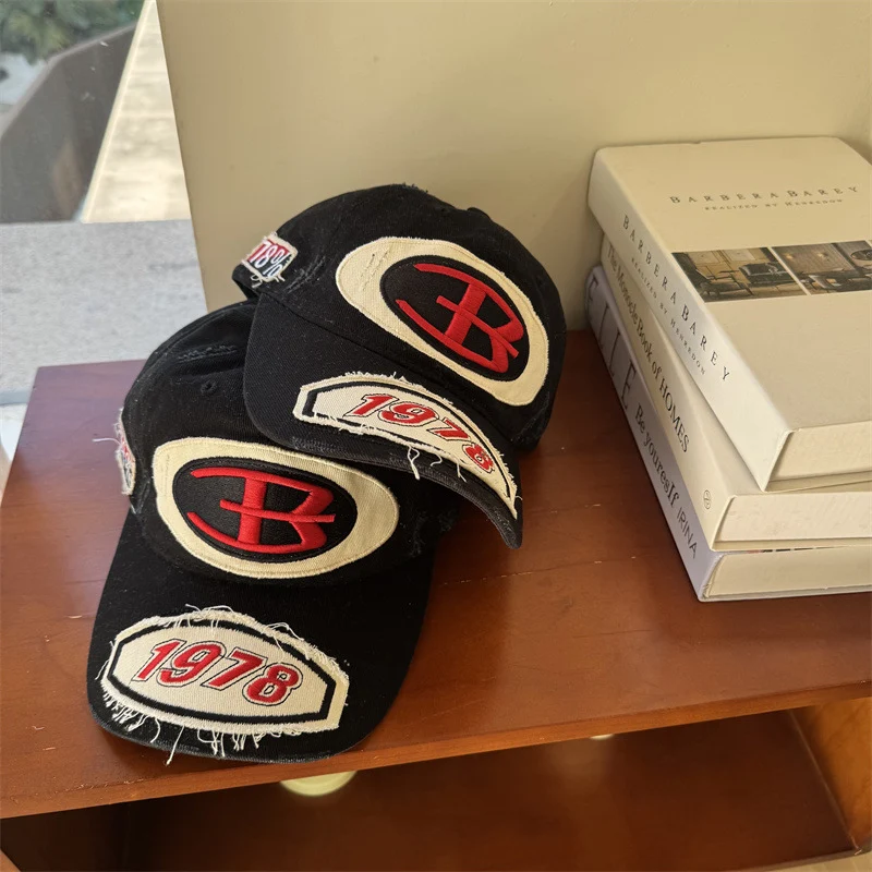Herren Baseballkappe mit Vintage-Used-Grafik Skanto