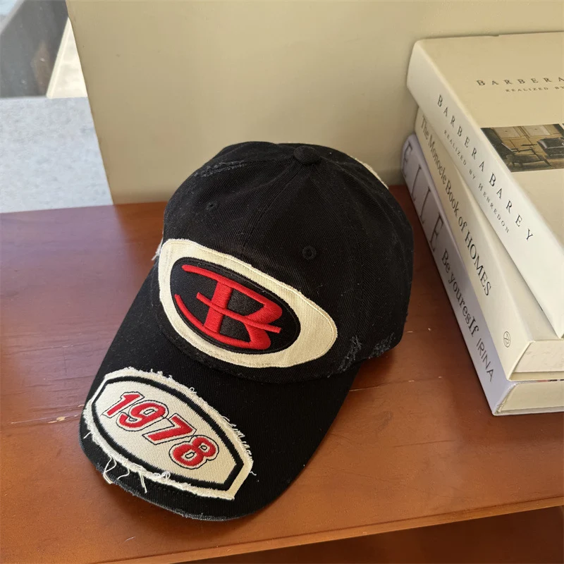 Herren Baseballkappe mit Vintage-Used-Grafik Skanto