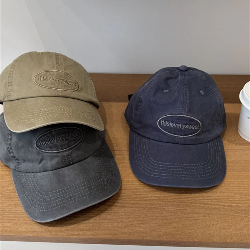 Lässige Used-Look Baseballkappe aus Baumwolle für Herren Skanto