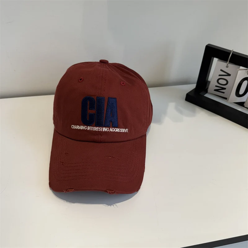 Herren Baseballkappe mit Used-Motiv Skanto