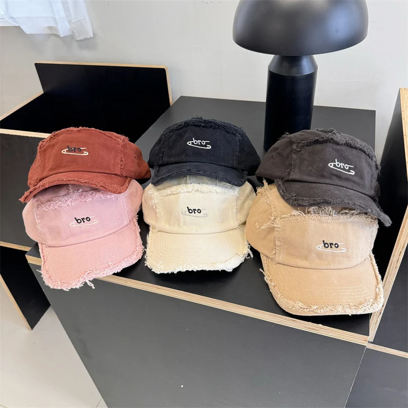 Herren Distressed Jeans-Snapback-Kappe Skanto
