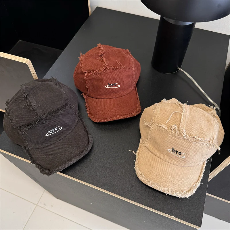Herren Distressed Jeans-Snapback-Kappe Skanto