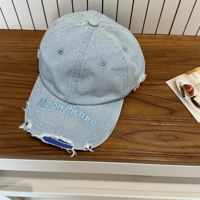 Damen Baseball Cap aus Denim im Used-Look Skanto 1783922478