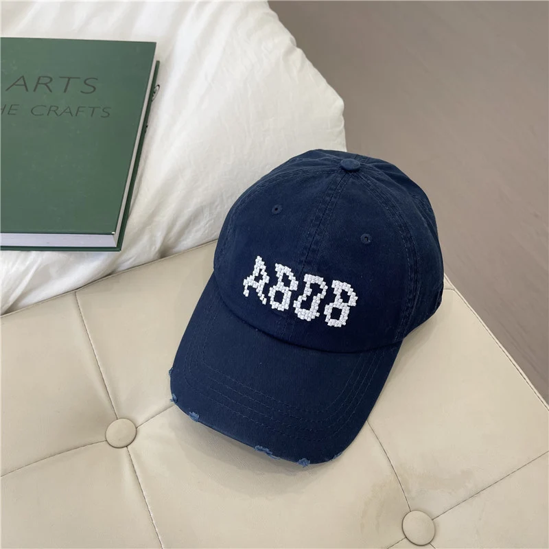 Skanto Damen Baseball Cap aus Baumwolle im Used-Look mit Grafik-Detail Skanto
