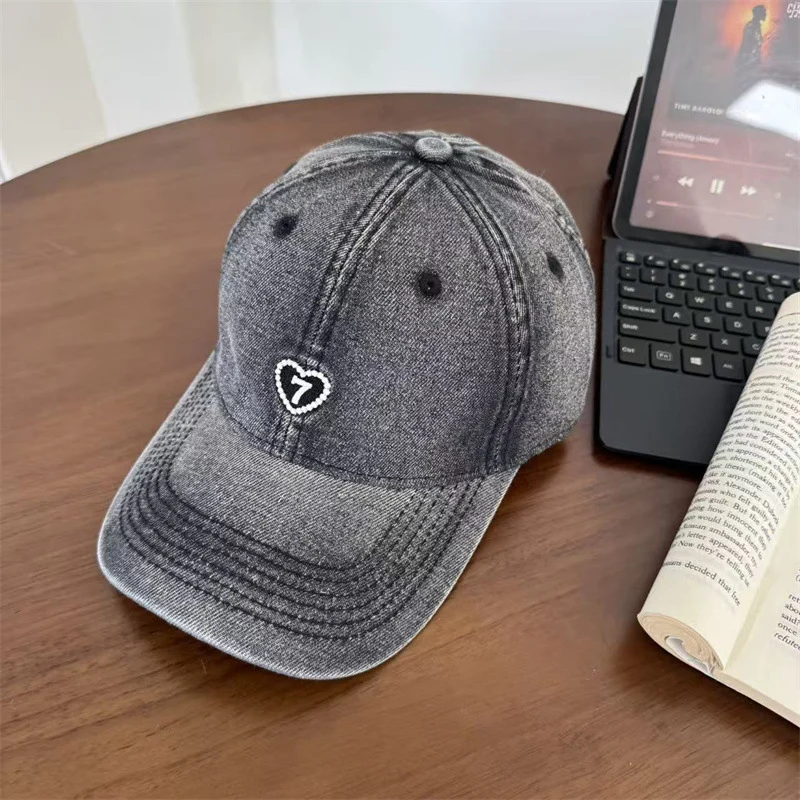 Baseballkappe aus Denim für Damen Skanto
