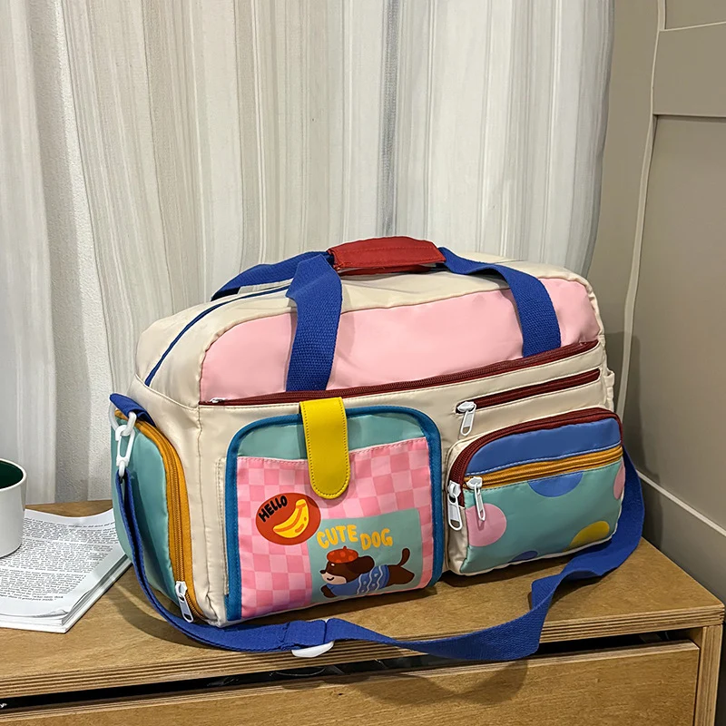 Bunte und verspielte Damen-Freizeitschultertasche Skanto